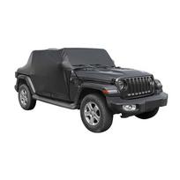 Atsparus vandeniui bet kokiam orui priekinis stiklas nuo saulės odinis automobilio dangtis, tinkamas Jeep Wrangler JL 4 durų versijai 2018-2023 išoriniams priedams juoda