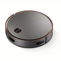 Automatinis robotas dulkių siurblys, savaime pasikraunantis šluostymo aparatas „Trys viename“ didelio masto šlavimas, skirtas augintinių plaukams sausai šlapiai valyti EU Plug ruda