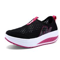 Summer, Middle-aged Ladies, Fitness Training, Free, Lazy, Sports Shoes, Rocking Shoes, 5 Colors 35 juoda