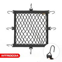 Rhinowalk motociklo šalmo laikymo tinklelis plastikinis/metalinis 8 kabliukai universalūs elastiniai tinkliniai krepšiai bagažo variklio šalmo priedai Metal Hooks x1PC
