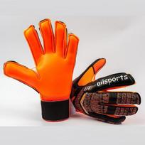 Vyrų profesionalios vartininko pirštinės, stiprios pirštų apsaugos, futbolo storinto latekso vartų sargų pirštinės(Dydis:5-11) 5 oranžinė