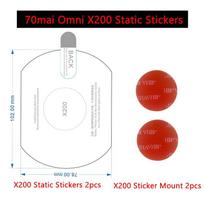 Para 70mai Omni X200 Dash Cames Inteligentes De Filme E Adesivos Estáticos X200 Carro DVR 3M Porta-Películas 2 vnt. Adesivos X200 2 peças