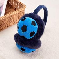 Vaikų ausinės Animacinių filmų futbolo ausinės žieminės šiltos ausinės lauko slidinėjimo ausinės Minkštos pliušinės ausinės
