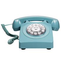 Garso pranešimų knyga Retro balso įrašų vestuvinis telefonas, pritaikytas su balso paštu, geriausiais linkėjimais mėlyna