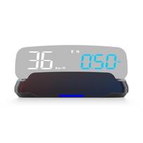 „Heads-Up Display“ skaitmeninis spidometras GPS spidometras, skirtas automobilio spalvų keitimo aplinkos šviesos ekranams juoda