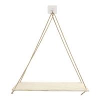 Plant Rack Space-saving Long Lasting Wear-resistant Wood Flower Pot Rack for Balcony L