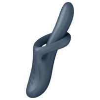 Satisfyer Heat Flex 4 - vibruojantis klitorinis masažuoklis su šildymu - pilkas