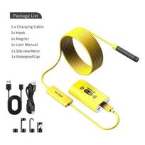 WiFi endoskopinė kamera 8MM HD1200P IP67 atspari vandeniui USB tikrinimo boroskopas su reguliuojamu LED, skirtas Android iOS iPhone PC Soft Cable(2m)
