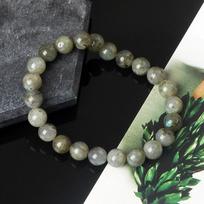 Originalios Indijos labradorito karoliukų apyrankės moterims Reiki Natūralus akmuo Mėlyna MoonStone Charm Bangle Femme Bijoux Poros papuošalai 6mm Beads&17cm-6.69inch