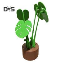 „Monstera“ padėkliuko augalų ornamentas 3D spausdintas namo dirbtinis augalas, įmontuotas padėkliukas palieka modernų dizainą, lengvai valomus dirbtinius augalus patalpose žalia