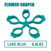 Hand Grip Strengthener Finger Exerciser Grip Strength Trainer Relieve Wrist Pain For Exercise Guitar and Rock Climbing Flower-lake bl 8.8LB