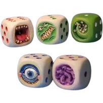 5 vnt. rinkinys Monstrų kauliukai, Dungeons and Dragons kauliukai, Monstrų kauliukų rinkinys stalo žaidimams, Dungeons and Dragons Dicelings, Vaidmenų žaidimas Style A -5PCS