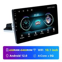 REAKOSOUND 1 Din 9/10 colių Carplay Android Car Radio 4-64G Qled Screen Mirror Link 4 CORE BT Car Radio Autoradio Multimedijos grotuvas