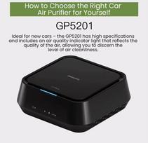 Philips Automobilio oro valytuvas PHPGP5201 juoda