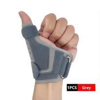 1 vnt. Nykščio įtvaras-atrama nuo artrito-Nykščio įtvaras Dešinei rankai ir Nykščio įtvaras Kairei rankai-Riešo ir Nykščio atrama, Nykščio spikos įtvaras pilka spalva