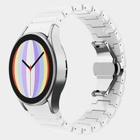 Laikrodžio apyrankė Blizganti plastikinė apyrankė skirta Samsung Galaxy Watch 5/4 40mm 44mm Watch5 Pro 45mm Watch4 Classic 20/22mm Samartwatch skaidrus dirželis 20mm