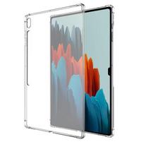 Planšetinio kompiuterio dėklas, skirtas Samsung Galaxy Tab S8 S9 ultra 14.6 SM-X910 2023 Soft TPU Cover Tab S9 S8 S7 11  FE Plus 12.4 colių dangtelis Tab S9 11 inch gryna