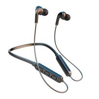 „Bluetooth 5.0“ ant kaklo tvirtinamos sportinės ausinės, trečios kartos stereofoninės tarpvalstybinės naujos ant kaklo tvirtinamos „Bluetooth“ ausinės juoda