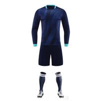 Futbolo kostiumas vyriškas treniruočių kostiumas personalizuotas, rudens ir žiemos suaugusiųjų vaikiški sportinių rungtynių marškinėliai ilgomis rankovėmis 4XS