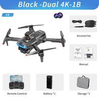 Naujas LYZRC P15 Drone Professional HD dvigubos kameros kliūčių išvengimo optinio srauto padėties nustatymo šepetėlis nuotolinio valdymo pultelis keturkopteriu žaislas dovanų vaikams Dual 4K-1B juoda