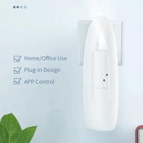 1 vnt. į sieninį lizdą įkišamas kvapų difuzorius, viešbučio oro gaiviklis, kvapų mašina, Bluetooth eterinių aliejų difuzorius, elektrinis aromato difuzorius EU balta