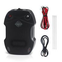Automobilio po gaubtu atbaidantis gyvūnus atbaidantis graužikus žiurkes atbaidantis pelių atbaidymo įtaisas su LED blykste With Batteries juoda