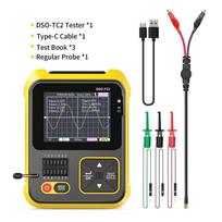 DSO-TC2 200 kMHz rankinis skaitmeninis osciloskopas 2,5 MS/s 2,4 colio tranzistorių testeris Standard