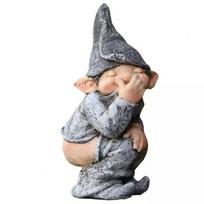 Sodo dekoracijos Sodo gnomai Traukiantis smirdantis nykštukas Dervos amatai Sodo gnomai