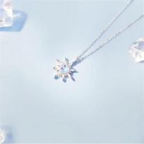925 svaras sterlingas grandinėlė Mėnulio akmuo Žvaigždės pakabukai Karoliai moterims Vestuviniai papuošalai Dovana Choker dz070