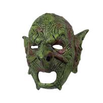 Goblino kaukė Piktos orkų kaukės Baisus nykštuko veidas Kaukės Lateksinės Kaukės Goblinoidinės Kaukės Helovino Kostiumas Karnavalo Šalmas Rekvizitas žalia
