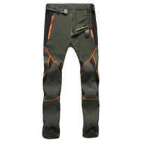 Vyriškos poros neperšlampamos, vėjui atsparios lauko kelnės „Quik Dry Pants“ kelnės L armijos žalia spalva