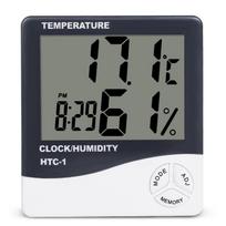Kambario LCD elektroninis skaitmeninis temperatūros drėgmės matuoklis Termometras Higrometro orų stotis HTC-1