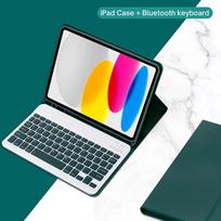 „IPad Air 5 Air 4 10.9“ magnetinis klaviatūros dėklas, skirtas „IPad Pro 11 2022“ 10,2 7 8 9 10-osios kartos Air 3 10,5 „Smart Stand“ dėklo dangtelis pro11 2020 2021 2022 tamsiai žalia spalva