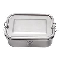 Camping Bento Box Titanium Bento Box Outdoor 800ml Lunch Box Rectangle Food Storage Container Ti88