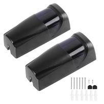 Automatinio vartų detektoriaus baterijomis maitinamas 12-24V AC/DC Automobilio Motociklo Priedai Fotoelementas Infraraudonųjų spindulių jutiklis Barjeras Garažas Infraraudonųjų spindulių detektoriaus jutiklis Black