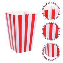 10 vnt spragėsių kartono dėžutės raudonos dėžutės konteineriai filmų teminiai vakarėlio reikmenys kibiras Dovana mažam popieriui raudona