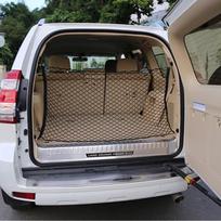 4 Hook Vehicle Universal Fit Bagažinės tinklelis Krovinių laikymo Organizatorius Automobilinis furgonas SUV Atgal Prekės Tinklas gray