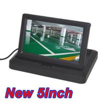 5 colių spalvotas CCD CCD automobilio ekranas, sulankstomas skaitmeninis ekranas, DVD grotuvas, 12/24 V monitorius
