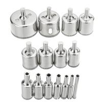 15 vnt deimantinių skylių pjūklo grąžtų rinkinys stiklo keramikos plytelių pjūklo pjovimo įrankis 6-50 mm 15Pcs