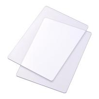 2 vnt. skaidrios pjovimo trinkelės priedas Patvarios kompiuterio medžiagos plokštės 3 mm storio pakaitinis padas, skirtas 8.7 x 6.1 x 0.1in