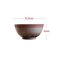 Keraminis makaronų dubuo raudonas porcelianinis sriuba Ryžių dubuo Dragon desertinis dubuo virtuvės indai 280ml