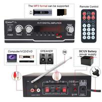 3800 W Bluetooth garso galia HiFi stiprintuvas Muzikos imtuvas FM radijo stiprintuvas Garso palaikymas 110V/220V Automobiliui /500W 2 kanalų garso AMP stiprintuvas Type B 500W Audio AMP Amplifier juoda