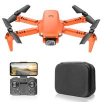 X1 RC dronas su kamera 4K dviguba kamera WiFi FPV mini sulankstomas keturkopteris su funkcine trajektorija single camera-1 battery juoda