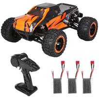 16889A-Pro 1:16 RC Car 4WD Big Foot RC Car 45 Km/h Didelio greičio 2840 Brushless Motor Vehicle Visi 2batteries