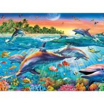 5D „pasidaryk pats“ deimantų tapybos rinkinys „Ocean Art“ deimantinis siuvinėjimas cirkonio papuošimais namams Square 30x40cm blue