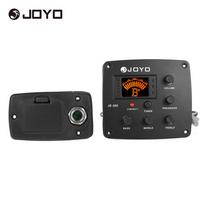 JOYO JE-305 akustinės gitaros pjezo pikapas, 4 juostų EQ ekvalaizerio derintuvo sistema su LCD ekranu