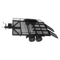 Metalinis priekabos komplektas, skirtas 1/10 Traxxas HSP Redcat RC4WD Tamiya juoda