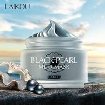 LAIKOU Black Pearl Mask Clay 85g veido valomoji purvo kaukė 85g