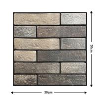Kinietiško stiliaus plyta Lipnios plytelės sienos lipdukas namų dekoravimui PVC lipdukas Virtuvės spintelės dangčiai Vonios kambario tapetai Neperšlampami tapetai 30*30CM