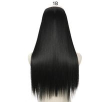 MISS WIG Plaukų priauginimas be segtukų, su nematoma viela, 16 22 32 coliai, sintetiniai banguoti, natūralūs juodi, rudi plaukų priauginimo gabalai 22inches